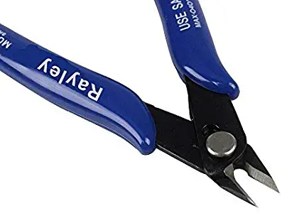 Rayley Electrical Cutting Plier Wire Cable Cutter Side Snips Flush Pliers Tool 170 Flush Cutter Internal Spring Cutting Pliers Small Wire Cutters Running pliers