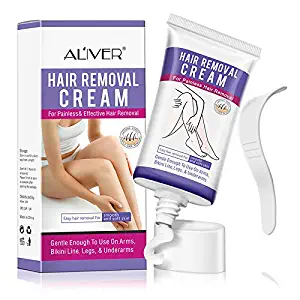 Hair Removal Cream, Skin Soft Hair Removal Cream Used on Bikini, Underarm, Chest, Back, Legs and Arms For Men or Women, Painless Cream Hair Removal, Easy to carry and keep your gorgeous