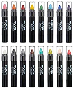 Face Paint Stick / Body Crayon Set of 16 Makeup for The Face & Body by Moon Creations - 0.12oz