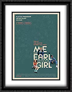 Me and Earl and The Dying Girl 28x36 Double Matted Large Large Black Ornate Framed Movie Poster Art Print