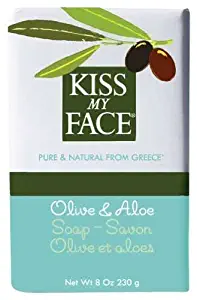 Kiss My Face Moisturizing Bar Soap for All Skin Types - Olive & Aloe - 8 oz