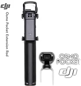 Osmo Pocket Expansion Kit Controller Wheel Wireless Module Accessory Mount Smartphone 3.5mm Mic Microphone Adapter Compatible with DJI OSMO Pocket Accessories (DJI Genuine Osmo Pocket Extension Rod)