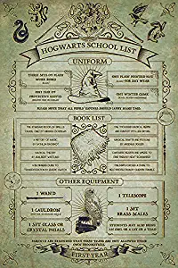 Harry Potter Hogwarts School List Maxi Poster 61 x 91.5cm