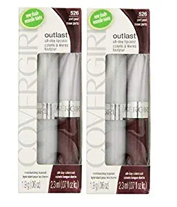 COVERGIRL Outlast All Day Two-Step Lipcolor #526 Port Pout Pack of 2