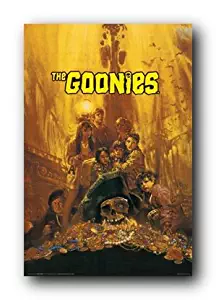 (24x36) Goonies Movie Group Poster Print 80s