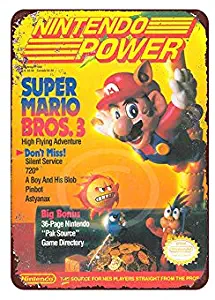 Mora color Hot Movie Cartoon Characters Super Mario bros.3 tin Sign Metal Vintage Poster Pub Club Cafe bar Home Wall Art Decoration Poster Retro 8x12 inches