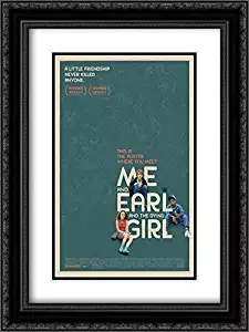 Me and Earl and The Dying Girl 18x24 Double Matted Black Ornate Framed Movie Poster Art Print