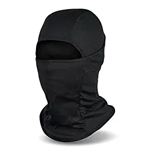 YR.Lover Black CS Tactical Flying Tiger Hat,Windproof Ski Face Mask Balaclava