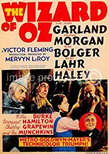 American Gift Services The Wizard of Oz 1939 Vintage Movie Poster Art 11x17
