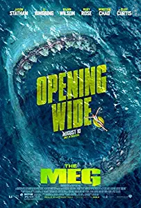 The Meg Movie POSTER 27 x 40 Jason Statham, Li Bingbing, A, MADE IN THE U.S.A.