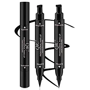 Winged Eyeliner Stamp-2Pens,Long Lasting Liquid Eyeliner Pen Waterproof Vamp Style Wingliner For Cat Eye