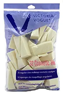 Victoria Vogue Cosmetic Wedges 32 Count Regular Size