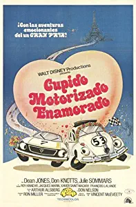 ArtFuzz Herbie Goes to Monte Carlo Movie Poster 11 X 17 inch