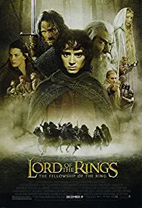 The Lord Of The Rings - The Fellowship Of The Rings - Movie Poster: Regular Style (Size: Size: 27" x 39")