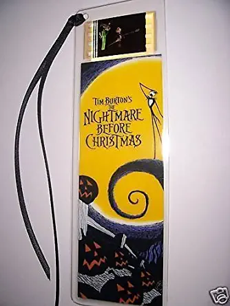 NIGHTMARE BEFORE CHRISTMAS movie film cell bookmark Memorabilia Collectible Complements Poster Book Theater