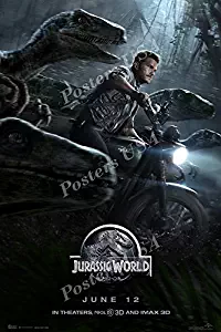 Posters USA - Jurassic World Movie Poster GLOSSY FINISH - MOV297 (24" x 36" (61cm x 91.5cm))