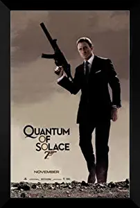 ArtDirect Quantum of Solace, James Bond FRAMED 27x40 Movie Poster