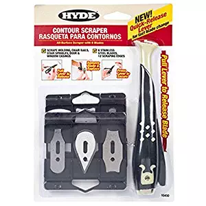 HYDE Contour Scraper with 6 Changeable Blades