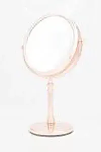 Danielle Double-Sided 10X Magnification Vanity Mirror, Rose Gold