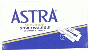 30 Astra Superior Stainless Double Edge Razor Blades