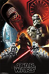 The Force Awakens - The Dark Side - Kylo Ren - Captain Phasma 22x34 Poster