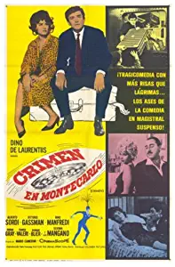 Killing in Monte Carlo Movie Poster (27 x 40 Inches - 69cm x 102cm) (1960) Spanish -