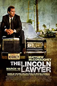 THE LINCOLN LAWYER MOVIE POSTER 2 Sided ORIGINAL 27x40 MATTHEW MCCONAUGHEY