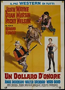 Rio Bravo POSTER Movie (1959) Italian Style B 27 x 40 Inches - 69cm x 102cm (John Wayne)(Dean Martin)(Angie Dickinson)(Ricky Nelson)(Walter Brennan)(Ward Bond)(Claude Akins)