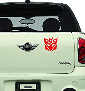 Transformers Decepticon Red SCI-FI/Comics/Games Automotive Decal/Bumper Sticker