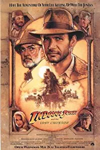 Indiana Jones Last Crusade Poster 27x40 Movie Poster