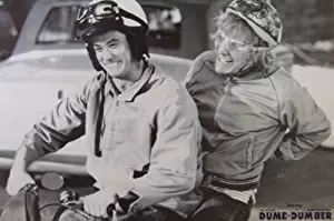 Dumb and Dumber Movie Harry and Lloyd on Scooter Poster Print - 24x36