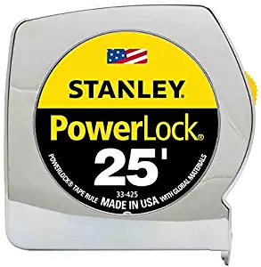 Stanley 33-425 25-Foot by 1-Inch Measuring Tape, 4 Pack