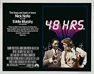 48 Hrs. Movie Poster (30 x 40 Inches - 77cm x 102cm) (1982) UK -(Ned Dowd)(Nick Nolte)(Eddie Murphy)(James Remar)(Annette O'Toole)(David Patrick Kelly)