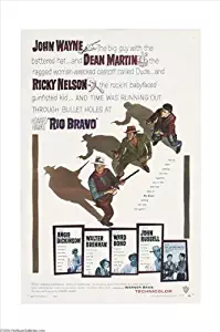 Rio Bravo Poster Movie B 27x40 John Wayne Dean Martin Angie Dickinson