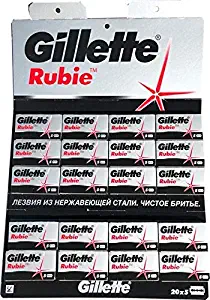 100 Rubie Double Edge Safety Razor Blades