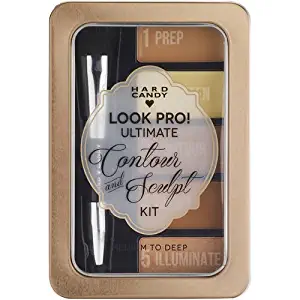 Hard Candy Look Pro! Ultimate Contour & Sculpt Kit, Medium to Deep 1100