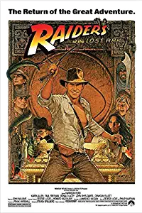 POSTER STOP ONLINE Indiana Jones - Raiders Of The Lost Ark - Movie Poster/Print (1982 Re-Release - Hat & Whip) (Size: 27" x 40")