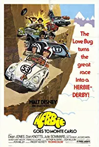 Herbie Goes to Monte Carlo Movie Poster (11 x 17 Inches - 28cm x 44cm) (1977) Style A -(Dean Jones)(Don Knotts)(Julie Sommars)(Roy Kinnear)