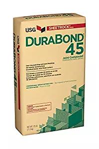 USG Series 381110060 25Lb Bag Durabond 45 Min Joint Compound Powder, 25 lb, White