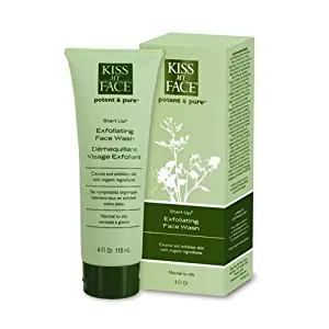 Kiss My Face Start Up Exfoliating Face Wash - 4 Ounce