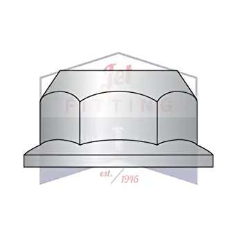 M8-1.25 Hex Flange Locknuts / Non-Serrated / 18-8 Stainless Steel / DIN6923 (QUANTITY: 750 pcs)