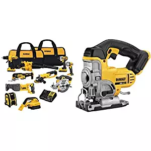 DEWALT DCK1020D2 20V Combo Kit with DCS331B 20-Volt MAX Li-Ion Jig Saw(Tool Only)