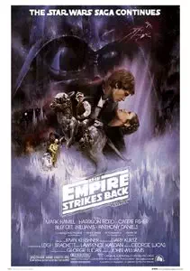Star Wars: The Empire Strikes Back - The Saga Continues Movie 24x36 Poster