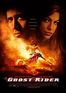 GHOST RIDER MOVIE POSTER 2 Sided ORIGINAL 27x40 NICOLAS CAGE