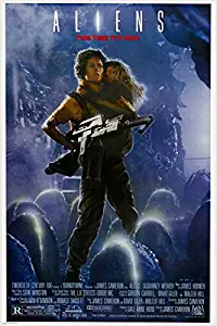 SIGOURNEY WEAVER classic movie poster ALIENS sci-fi thriller SPACE 24X36 hot (reproduction, not an original) by HSE