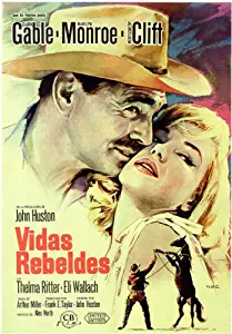 The Misfits Poster Movie Foreign 11x17 Clark Gable Marilyn Monroe Montgomery Clift Thelma Ritter