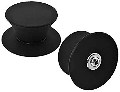 Pot Lid Knob Silicone Universal Pot Lid Cover Knob Handle Kitchen Cookware Lid Replacement 2 Pcs