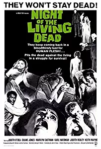 Night of the Living Dead Movie POSTER 27 x 40, Judith O'Dea, Duane Jones, A, MADE IN THE U.S.A.