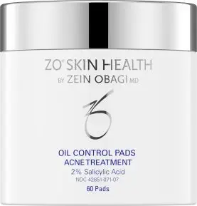 ZO Skin Health Oil Control Pads Acne Treatment, 2% Salicylic Acid- 60 pads formerly called"ZO MEDICAL Cebatrol"