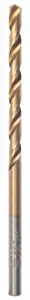 Irwin Tools 63908 Single Titanium Coated High-Speed Steel 135-Degree Split Point Drill Bit, 1/8"